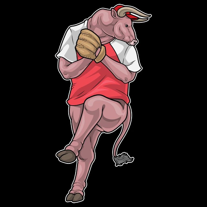 Stier Baseball Baseballhandschuh