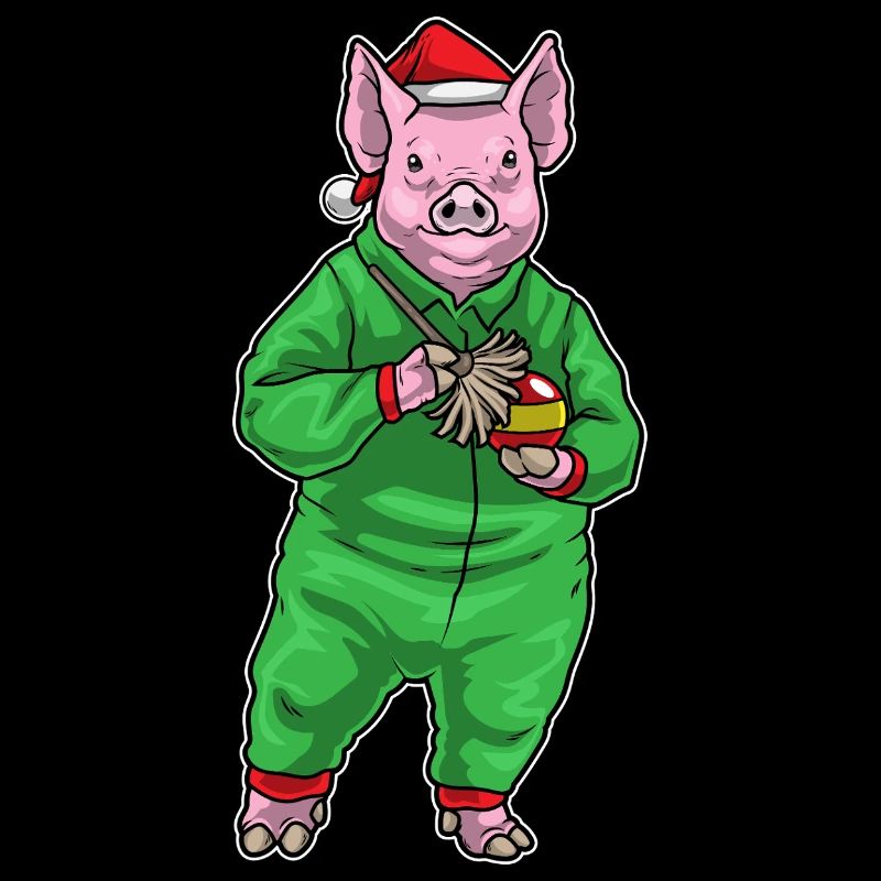 Nettoyant de Noël pour cochon