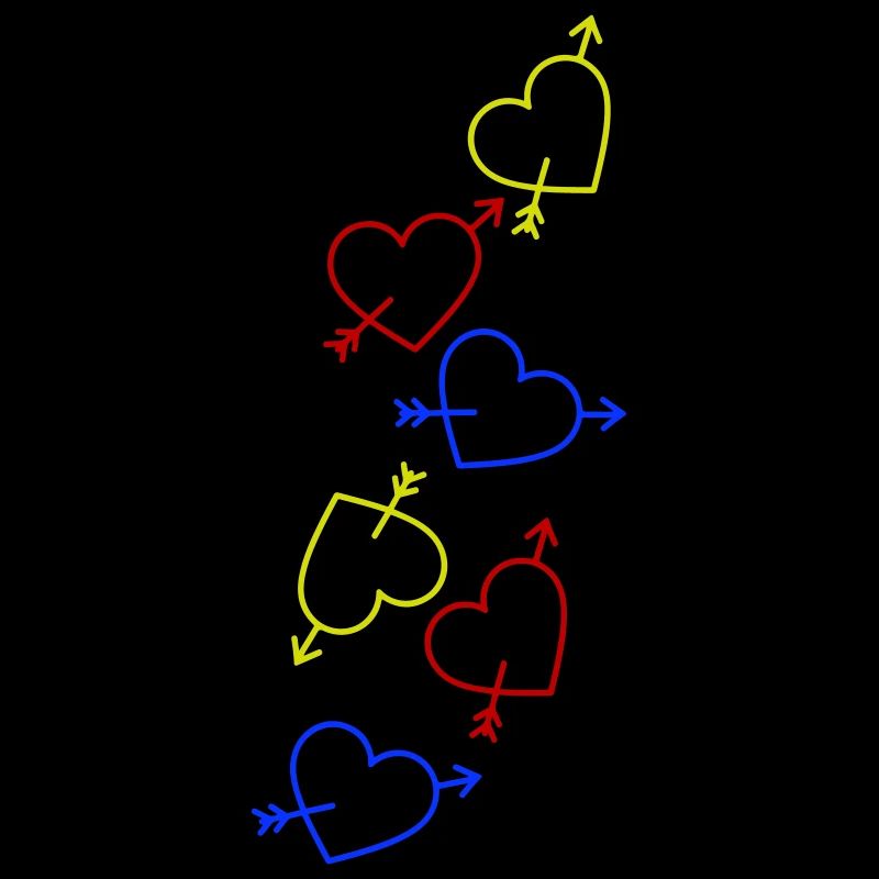 Hearts Colorful Heart