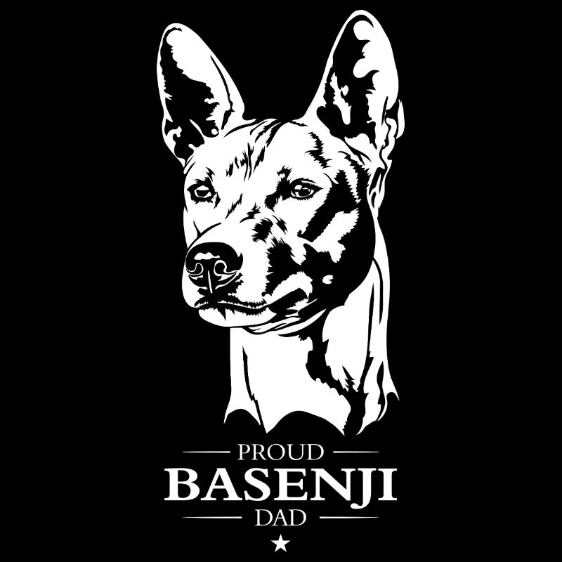 Basenji Dad Hunde Hund Hundespruch Wilsigns