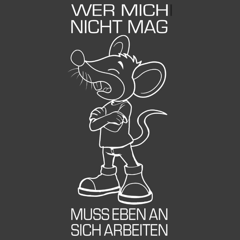 Mouse with work ethic funny saying