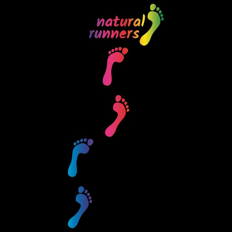 Regenbogen Footprints - barfuß durchs Leben gehen