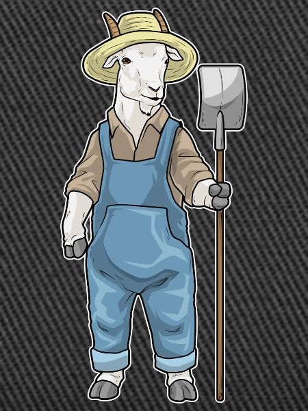 Goat Farmer Shovel Farm