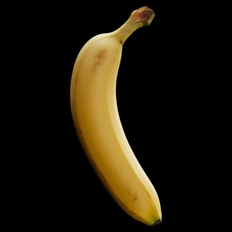 Dessin en ligne de banane tropicale