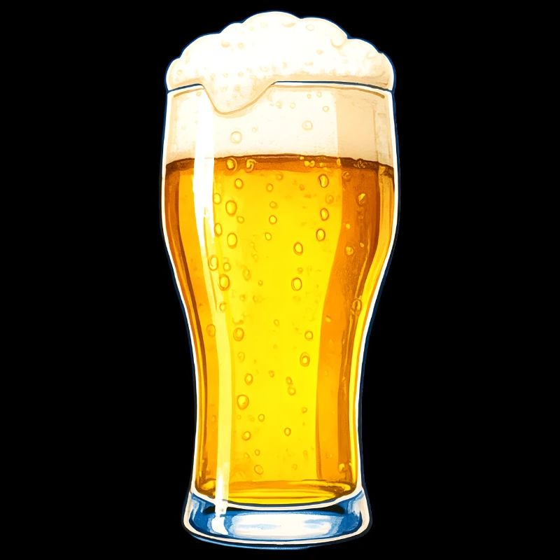 Bierglas-Illustration