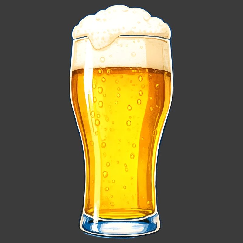 Bierglas-Illustration