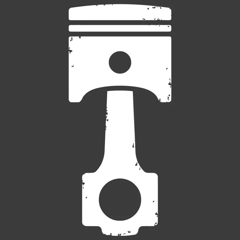 Piston Engine Vintage Icon Design