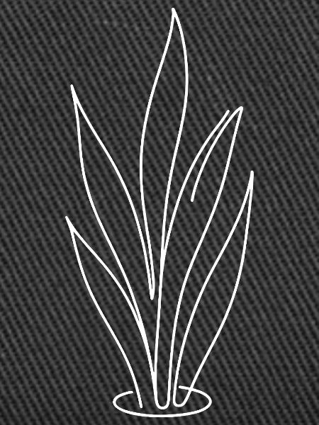 Blatt-Silhouette Pflanzendesign