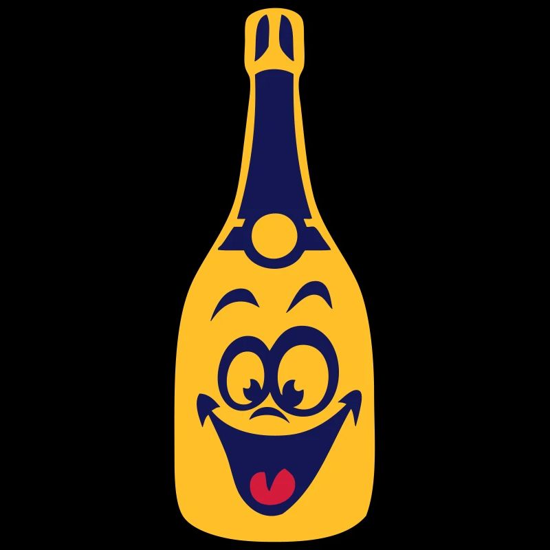 bouteille smiley comique rigolo