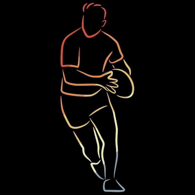 Rugby Player Sketch