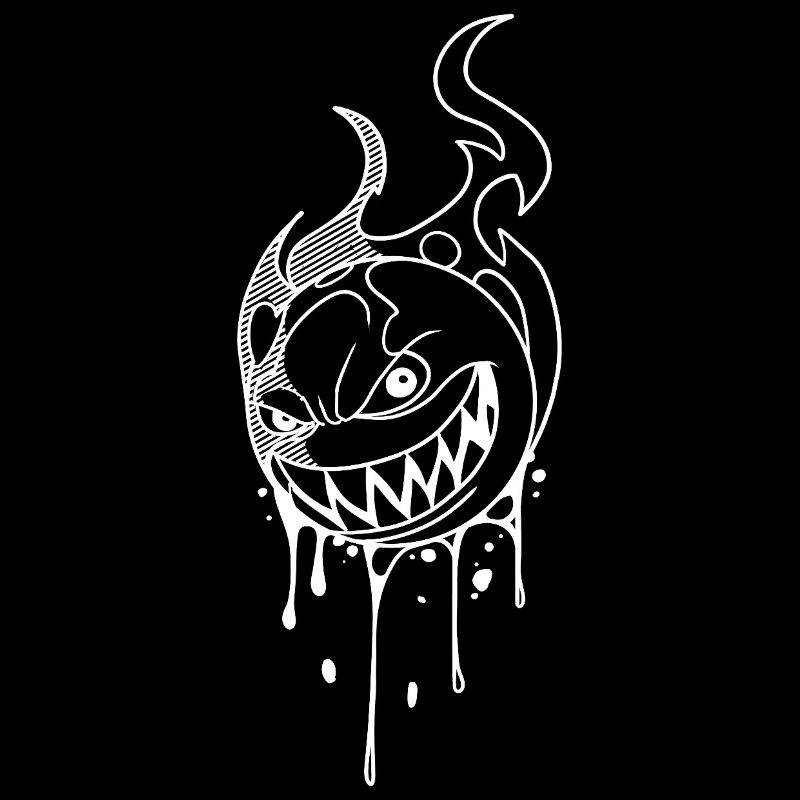 Flaming Demon Smile