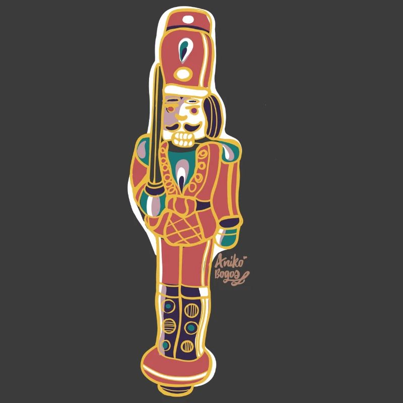 Colorful Nutcracker Deco Design