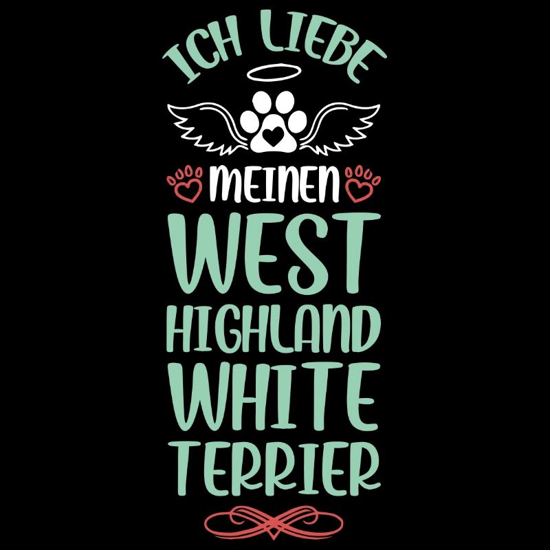 Ich liebe Westie Engelherz