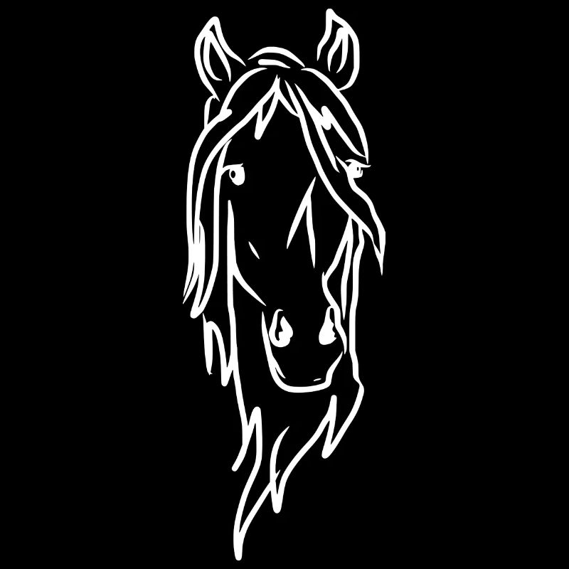 Pferd weiss