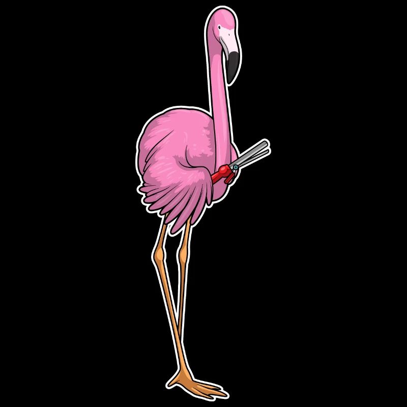 Flamingo Coiffeur Pince à cheveux