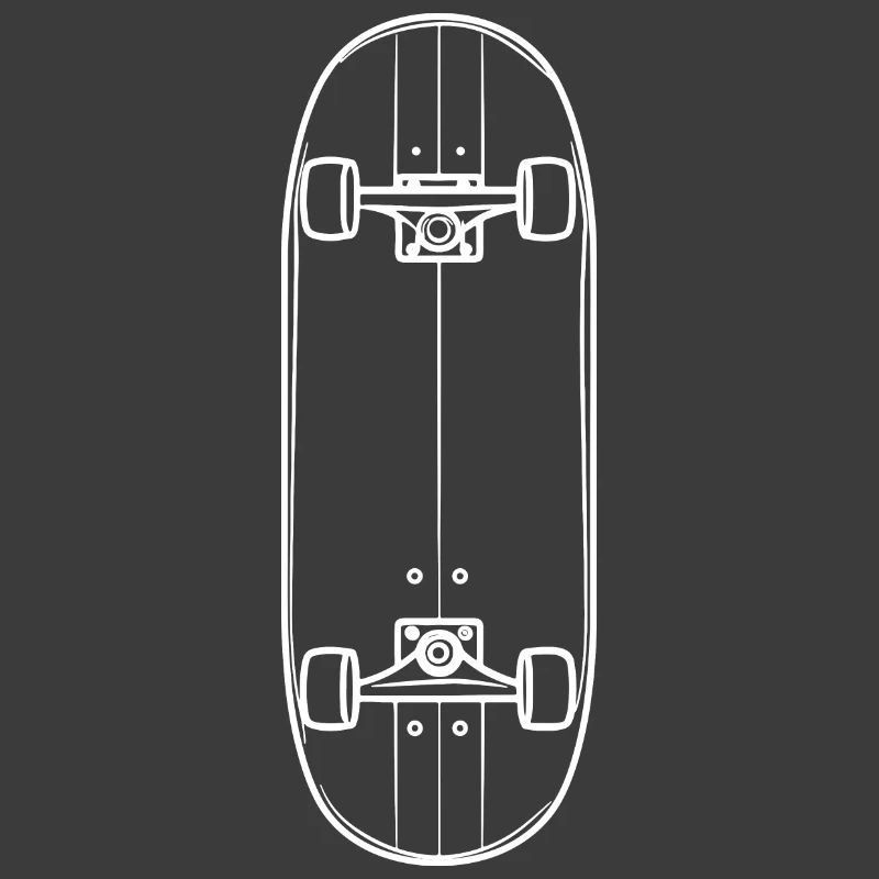 Skateboard Drawing