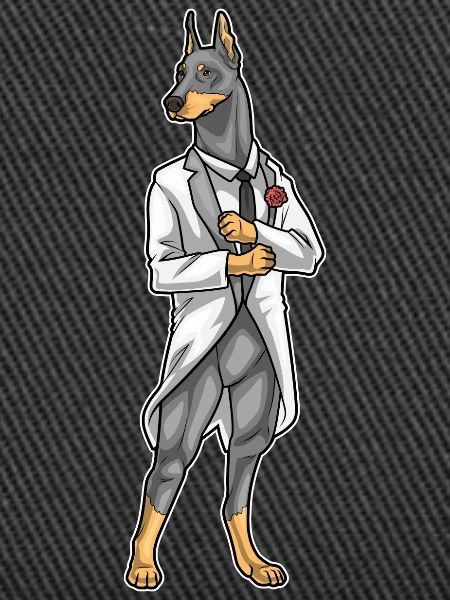 Doberman Groom Jacket Wedding