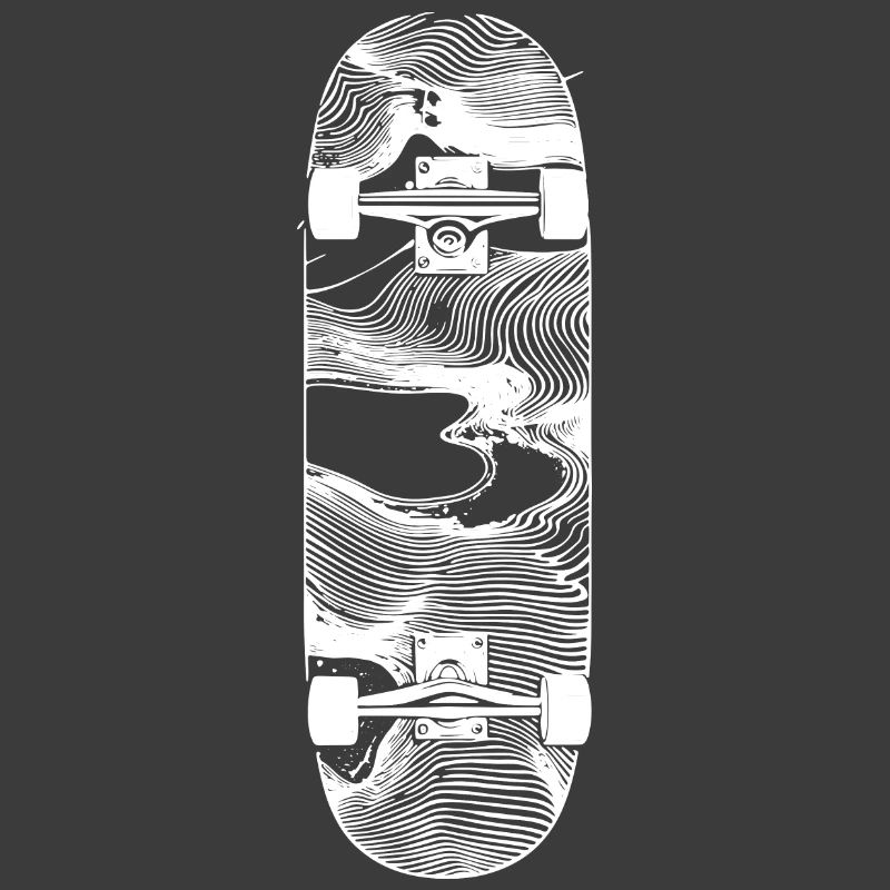 Skateboard Skizze