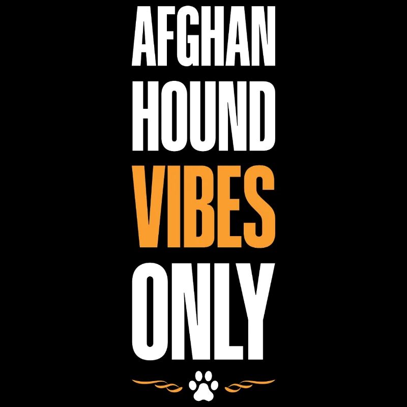 Vibrations de lévrier afghan uniquement