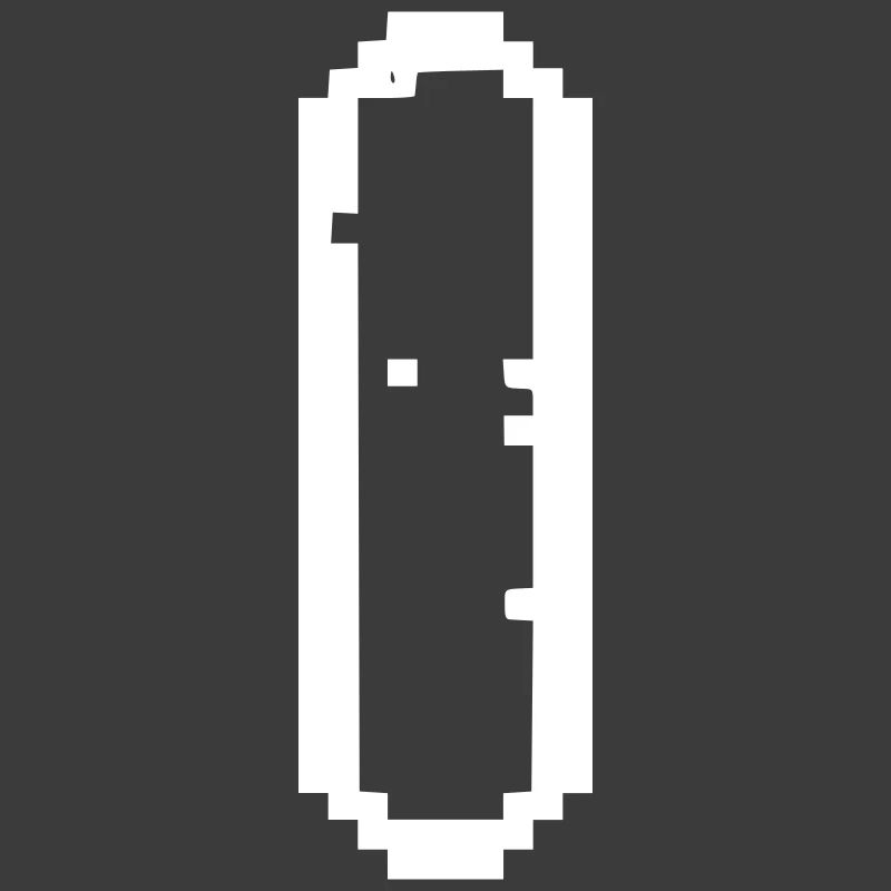 Rod Bacterium Pixel Icon