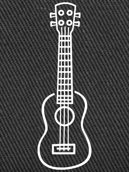 Ukulele Line Art
