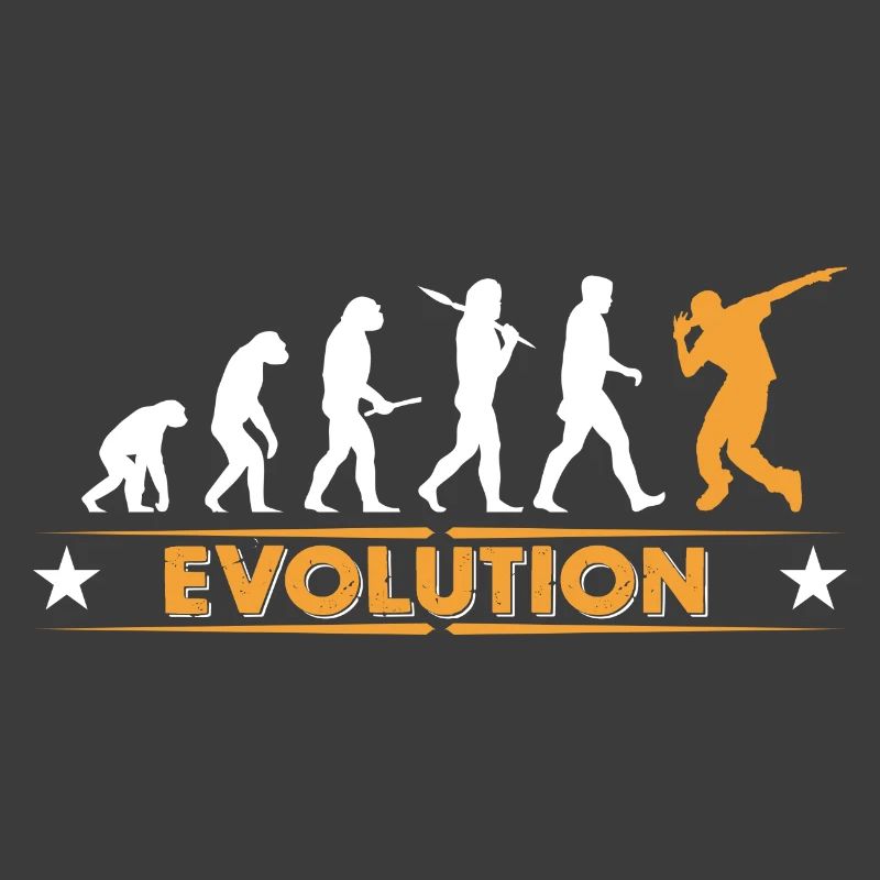 HipHop Breakdance Evolution - orange/weiss