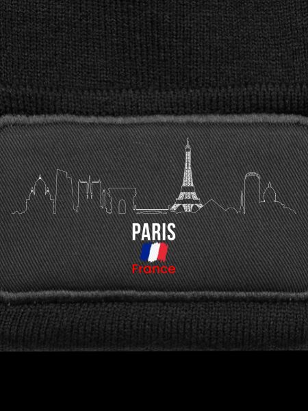 Paris Skyline Line Art
