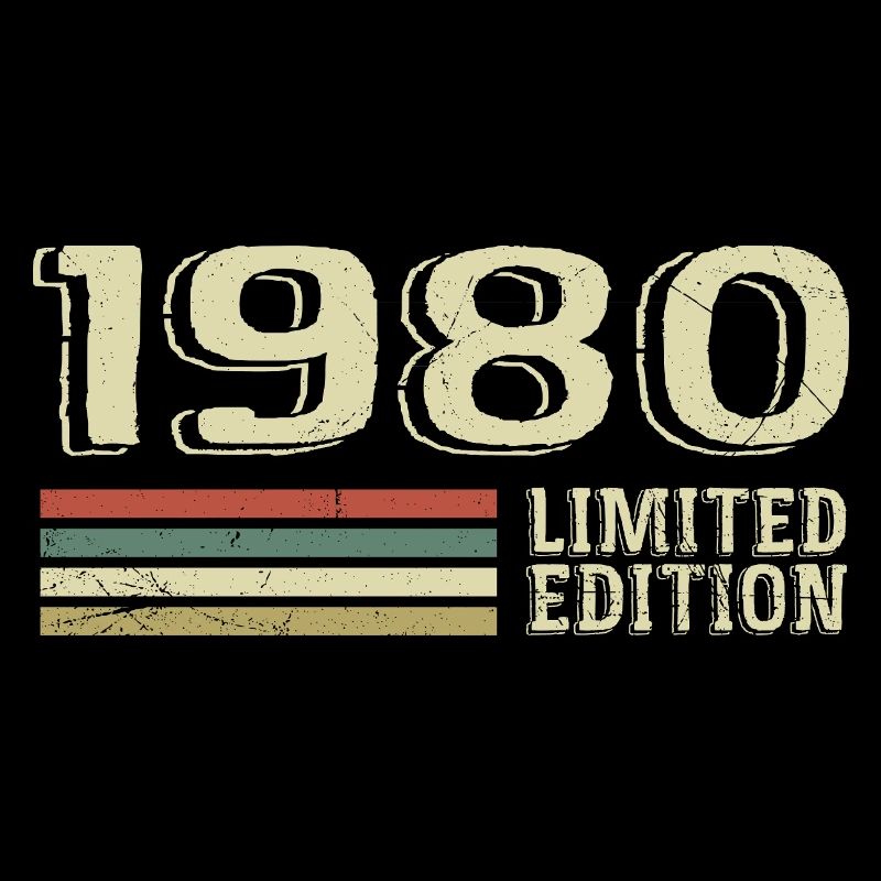 Nées en 1980 anniversaire 1980 Vintage 1980