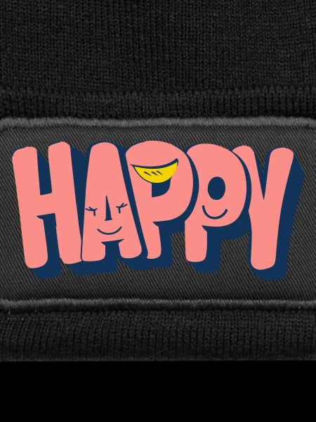 Happy Text with Faces
