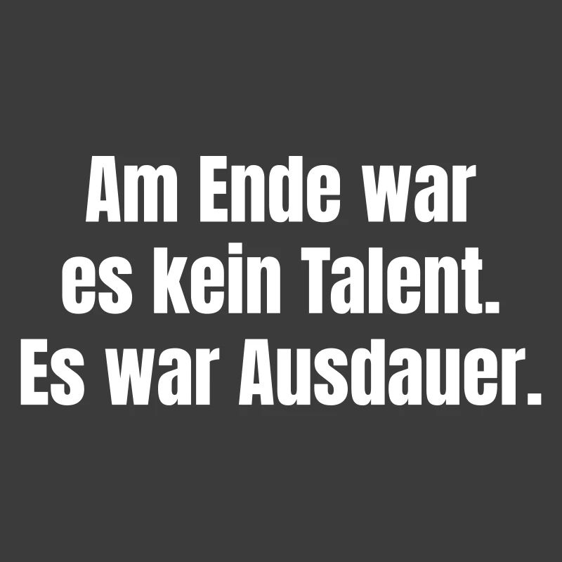 La persévérance au lieu de la conception de citations de talent
