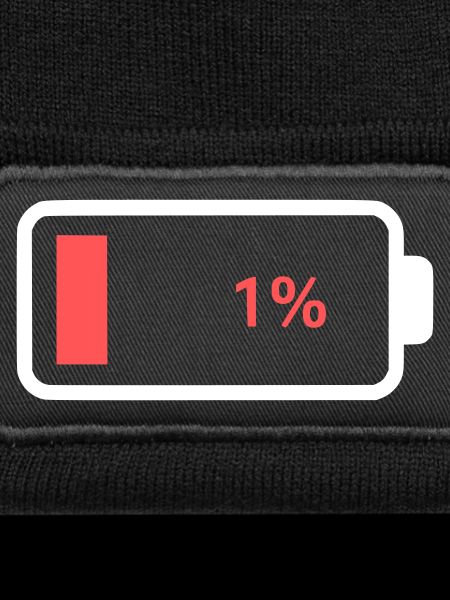 Empty Battery 1% Icon