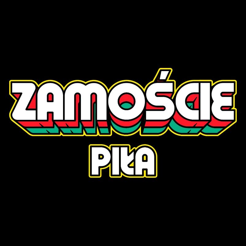 Zamość Piła. Retro District Name