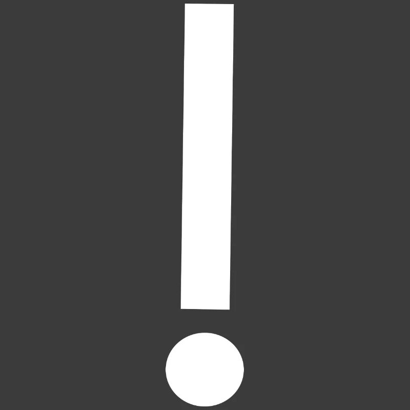 Modèle de modèle de point d’exclamation Modèle