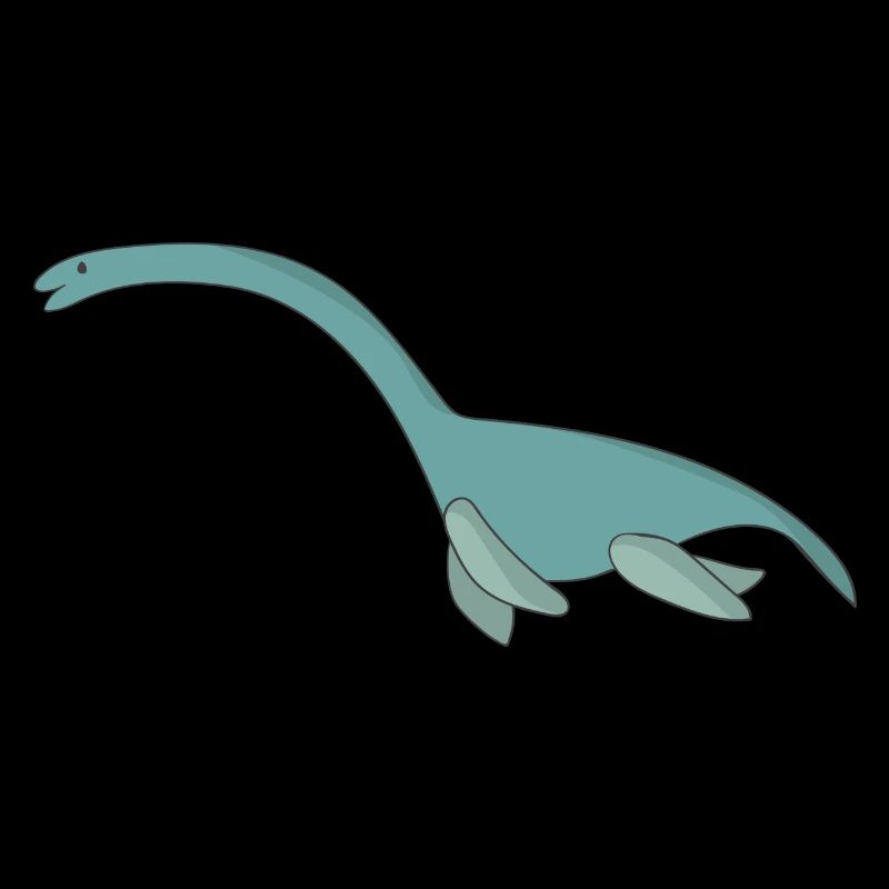 Funny comic Nessie Monster gift dinosaur