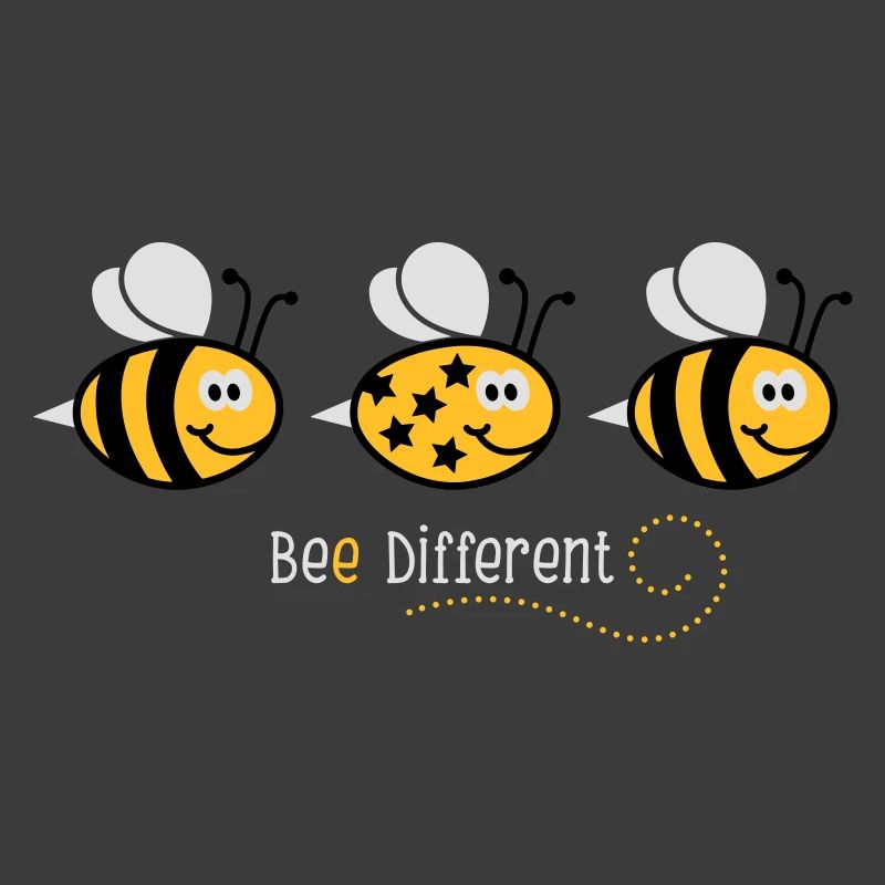 Be different - be yourself - Biene - Bee - 3C