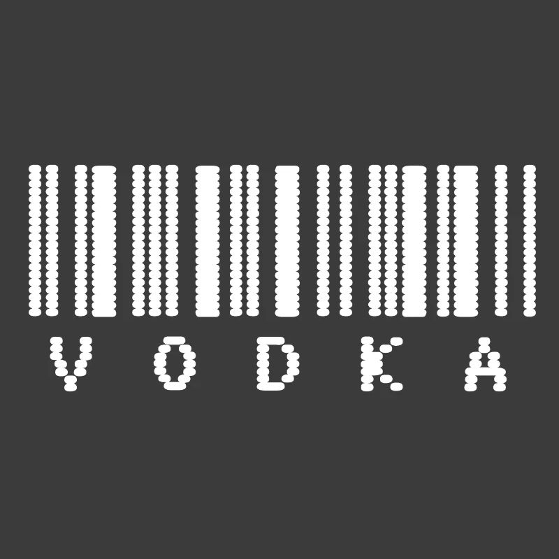 Typographie du code-barres de la vodka