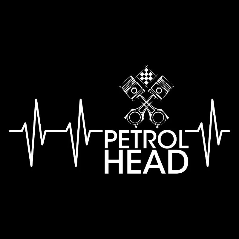 Petrol Head Heartbeat Pulse Engine Turbo Tuner Car