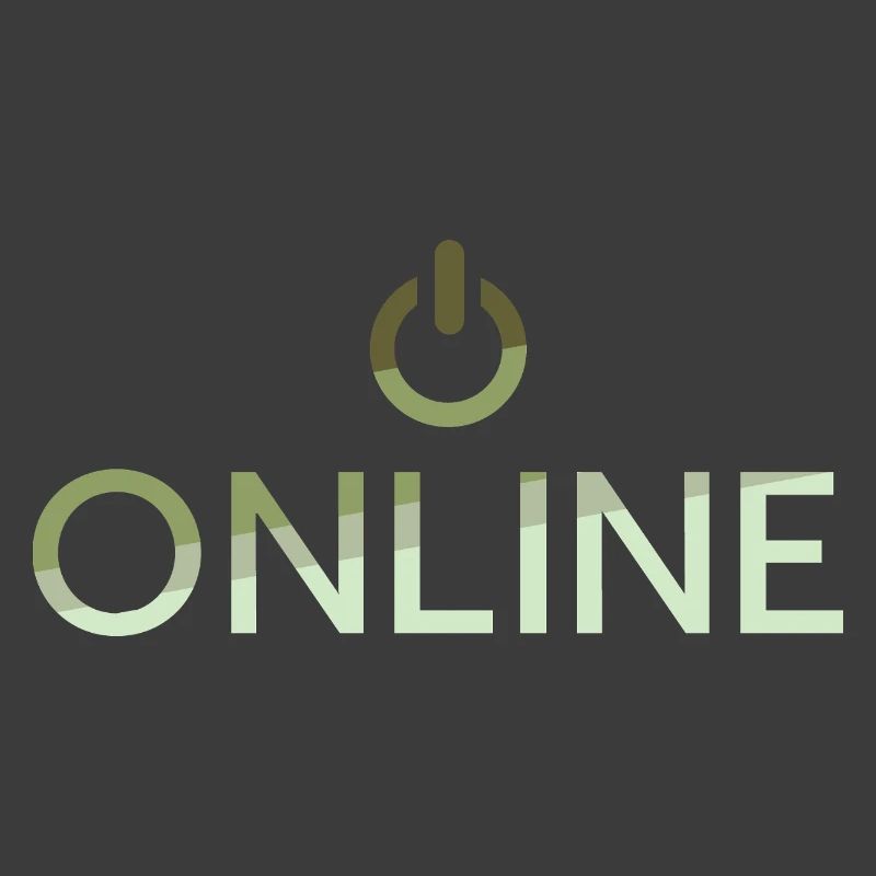 online lettering - On Button active