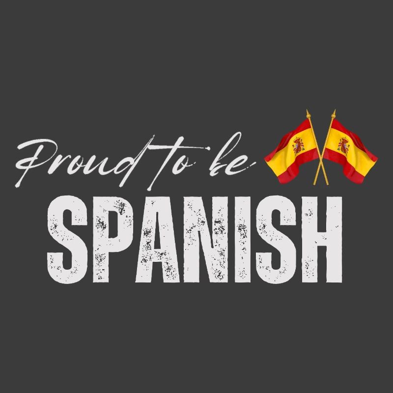 Stolzer Spanier, ich liebe Spanien