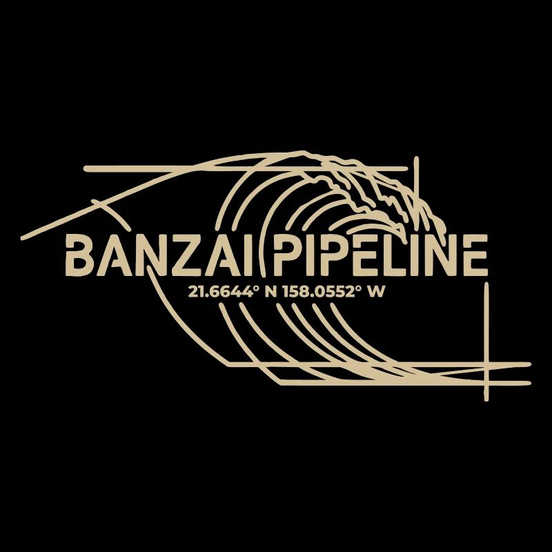 Banzai Pipeline Surf Wave Art