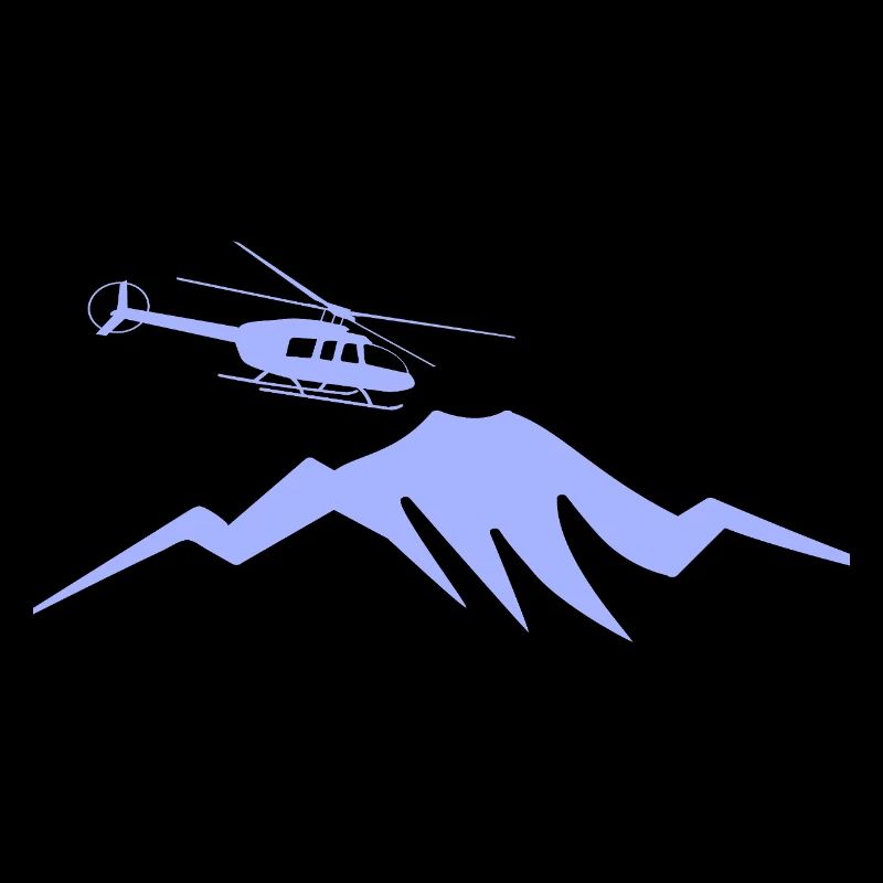 Berg Hubschrauber Pilot