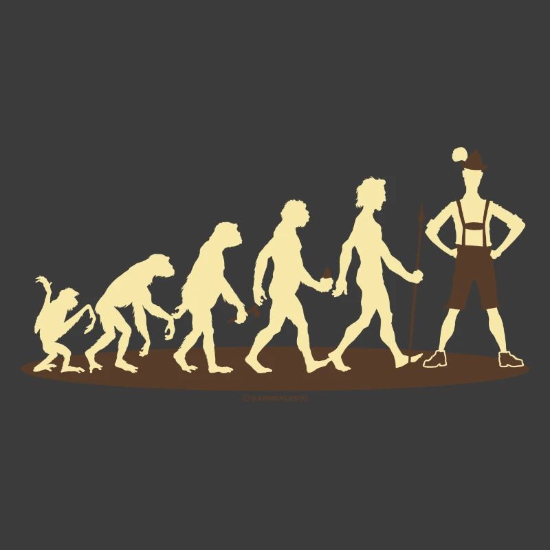 Evolution Bayer - RAHMENLOS Geschenk