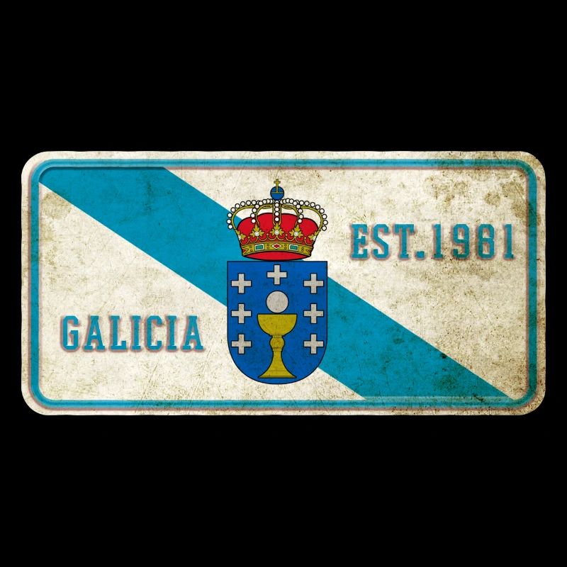 Galicien Vintage Schild