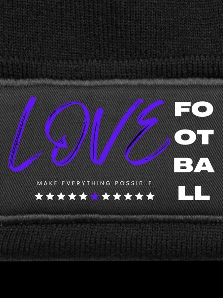 Love football blue
