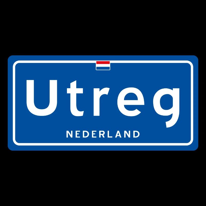 Utreg (Utrecht) place name sign