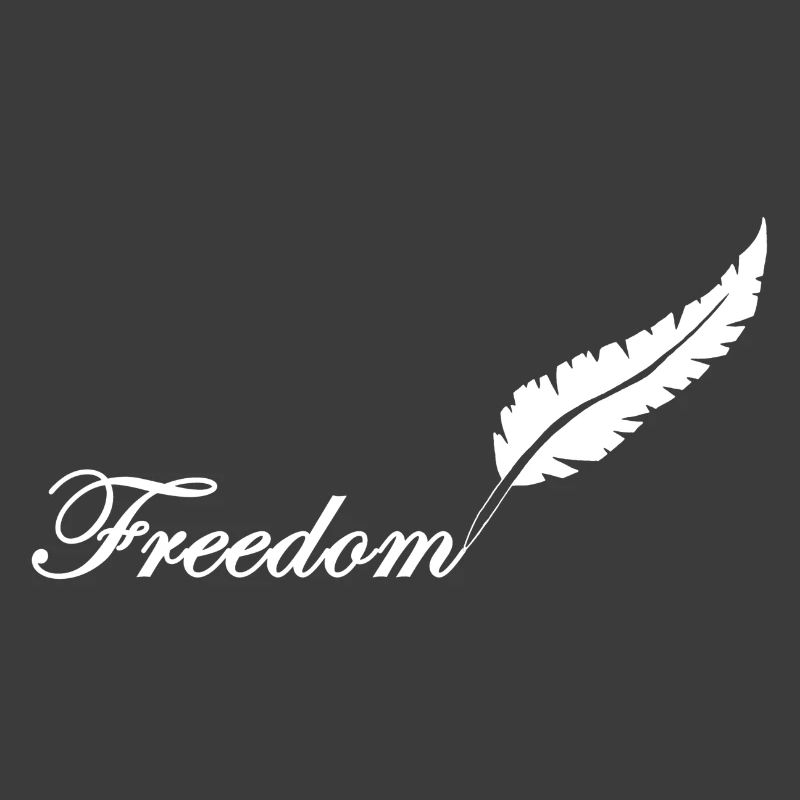 White feather and freedom