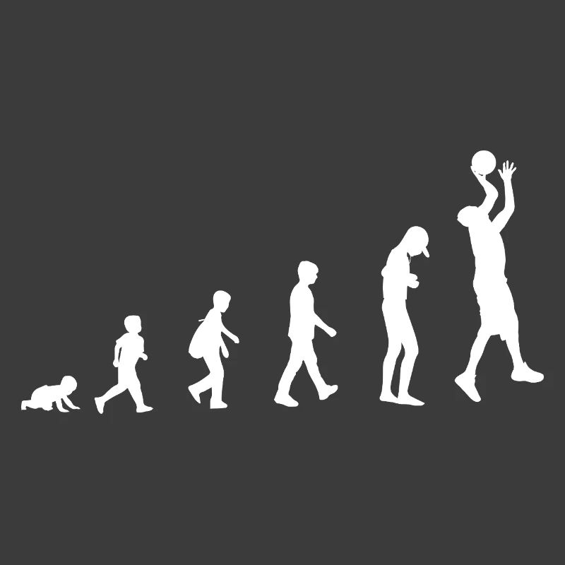 Evolution de bébé à basketteur / Sport