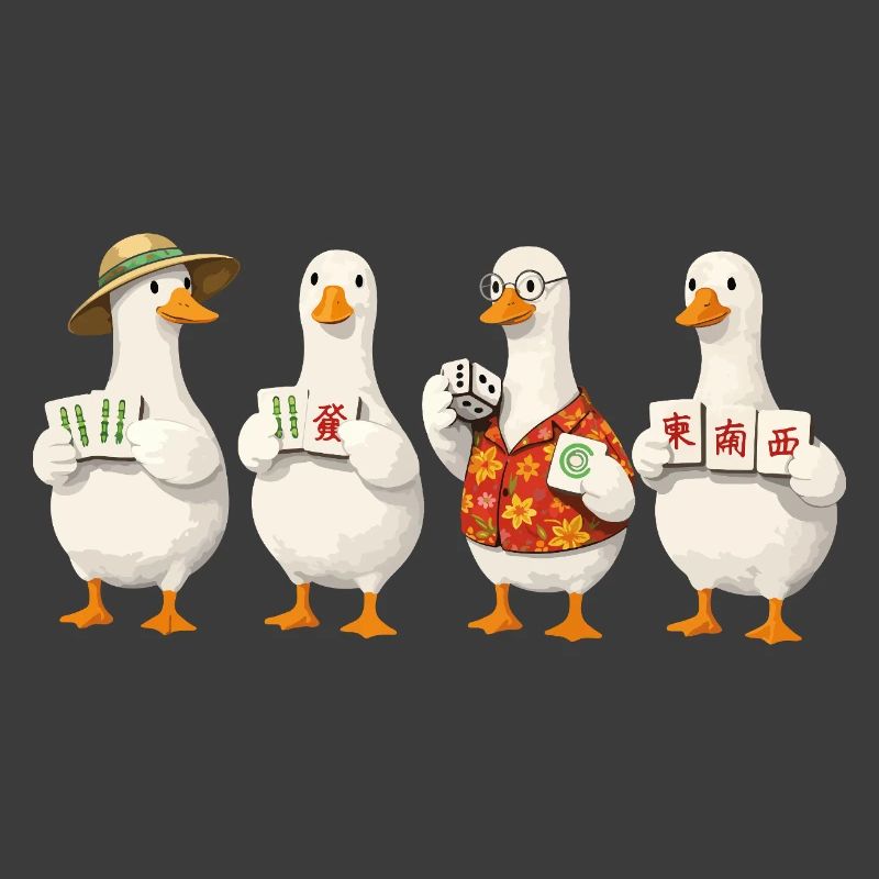 Mahjong goose