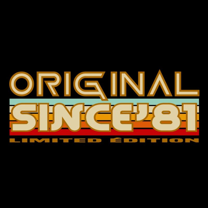 Original Since 81 Retro Badge