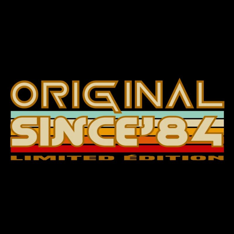 Original Since 84 Retro Logo